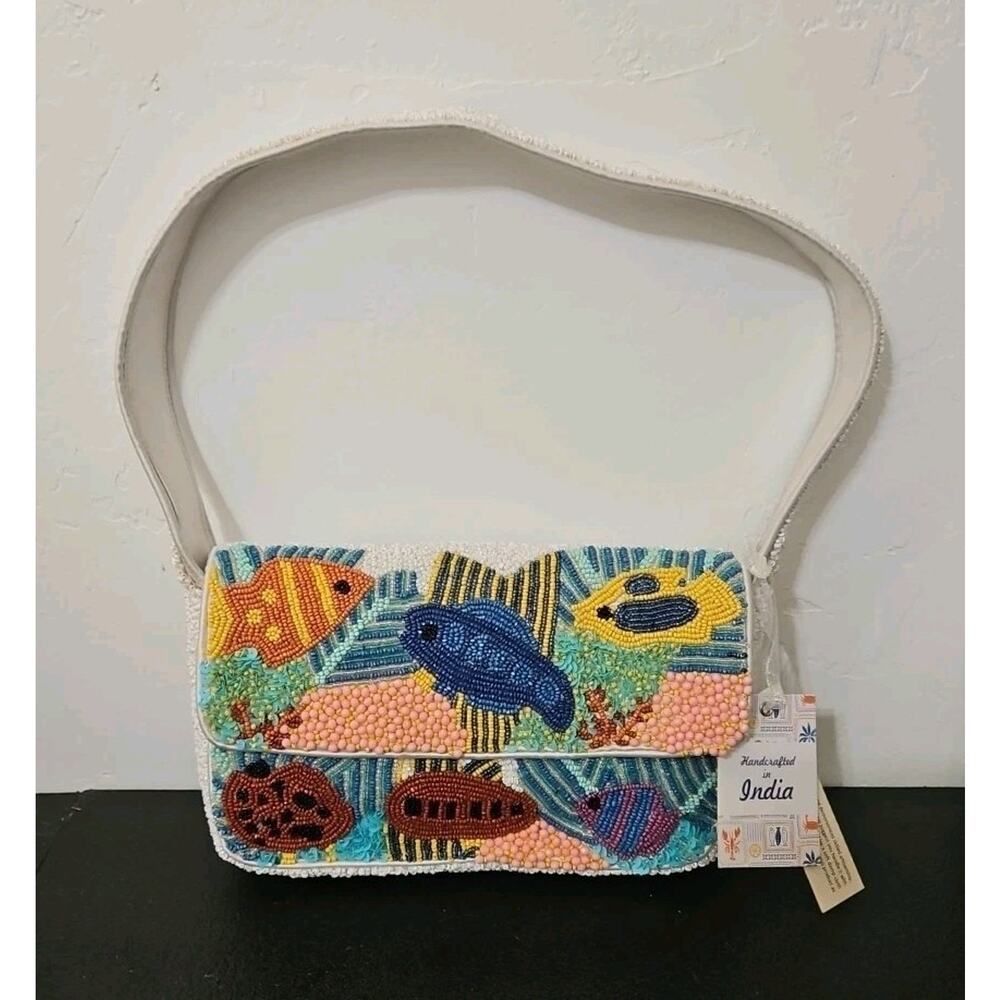 Handmade Beaded Bag Purse Clutch sea Creature fish Bag Viral TikTok